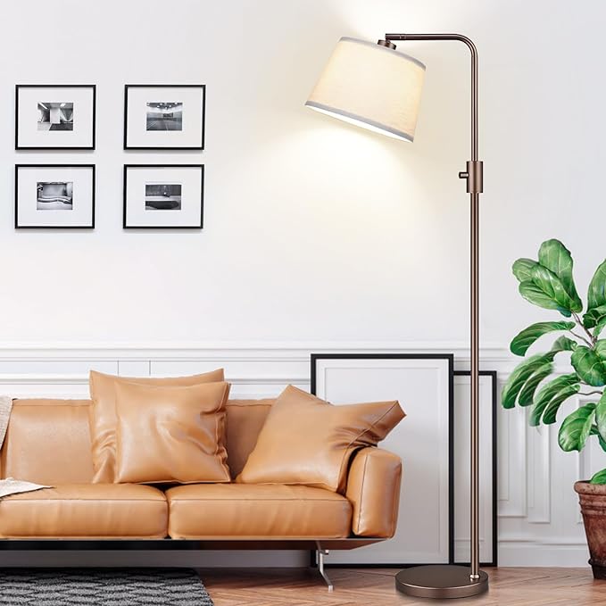Dimmable Floor Lamp with Shade