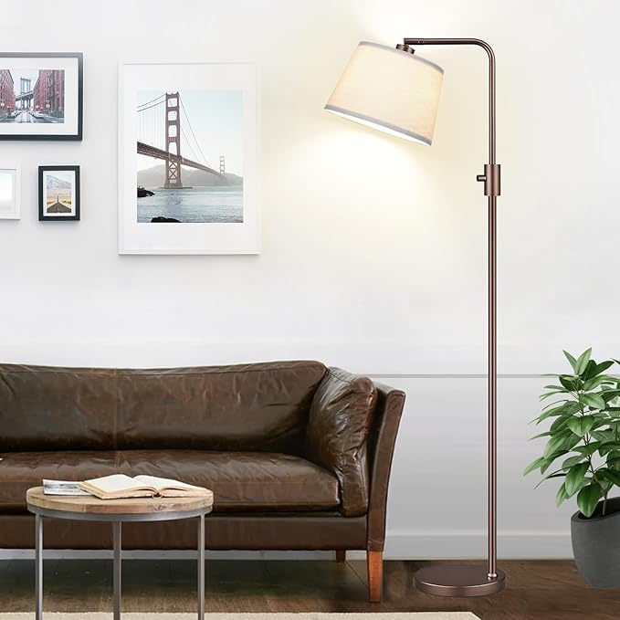 Dimmable Floor Lamp with Shade
