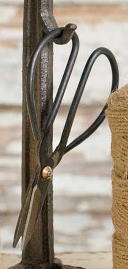 Vintage Style Cast Iron Twine and Shears Set