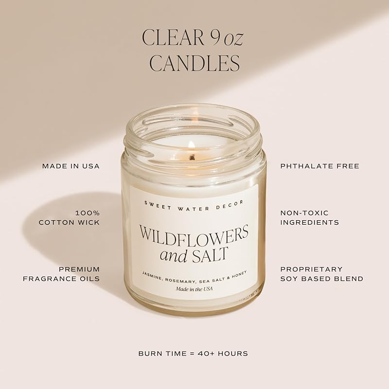 Sweet Water Decor Warm and Cozy Soy Candle - Pine Cinnamon & Fir Winter Scent