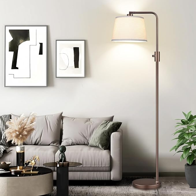 Dimmable Floor Lamp with Shade