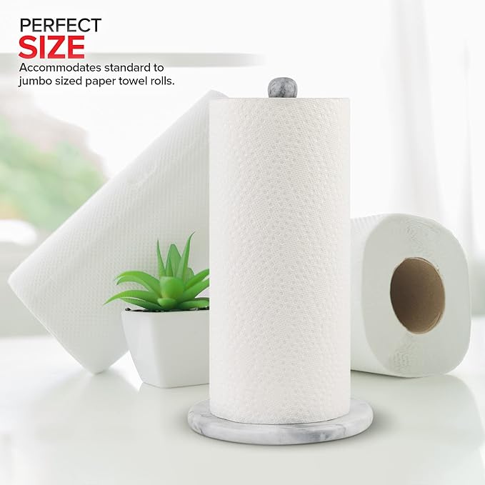 Modern Innovations Marble Paper Towel Holder