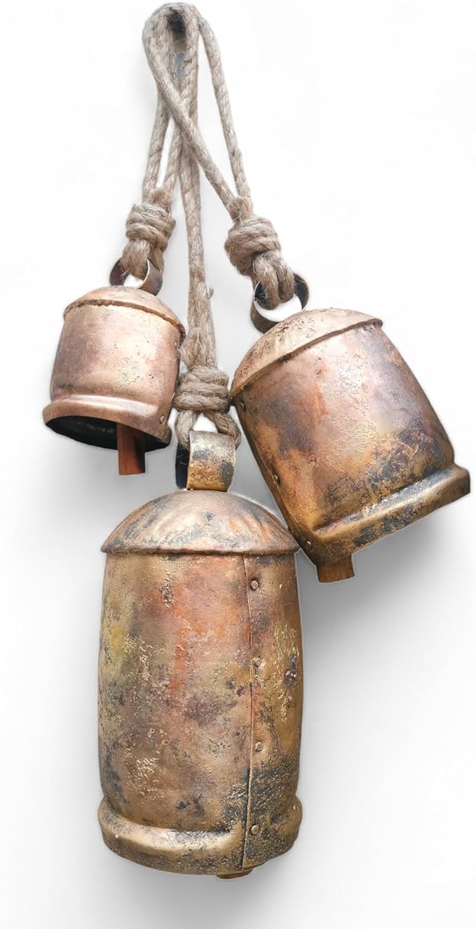 Set of 3 Metal Christmas Bells
