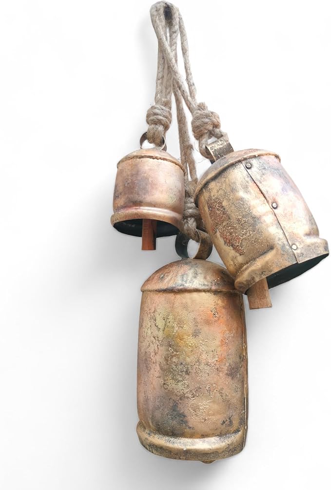 Set of 3 Metal Christmas Bells